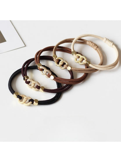 Gifty - Solid Color Simple Hair Ties