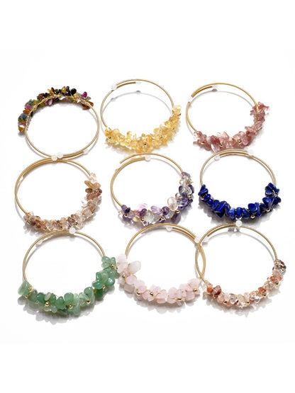 Lovra trendy crystal charm bracelet displayed on a white background