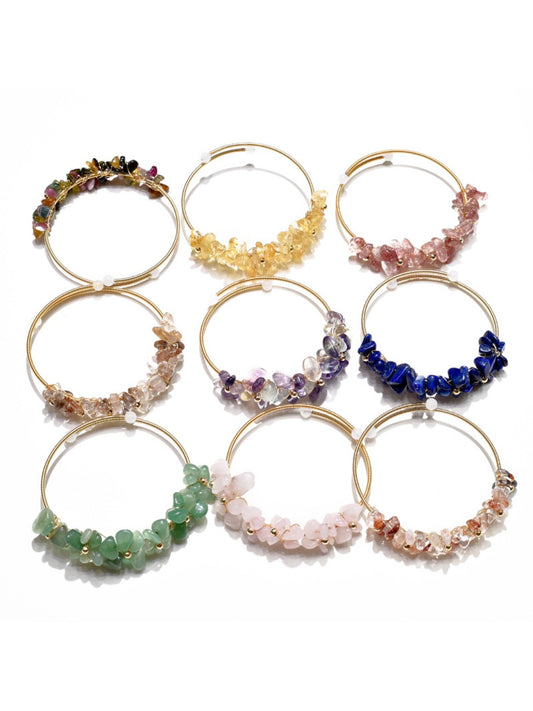 Lovra trendy crystal charm bracelet displayed on a white background