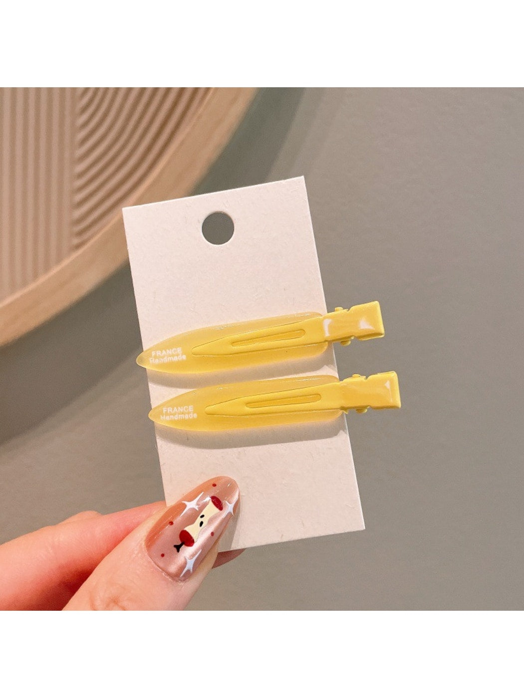 Beau - Minimalist Geometric Side Bangs Hair Clip