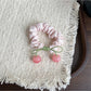 Gifty - Plaid Bow Cherry Detail Scrunchie