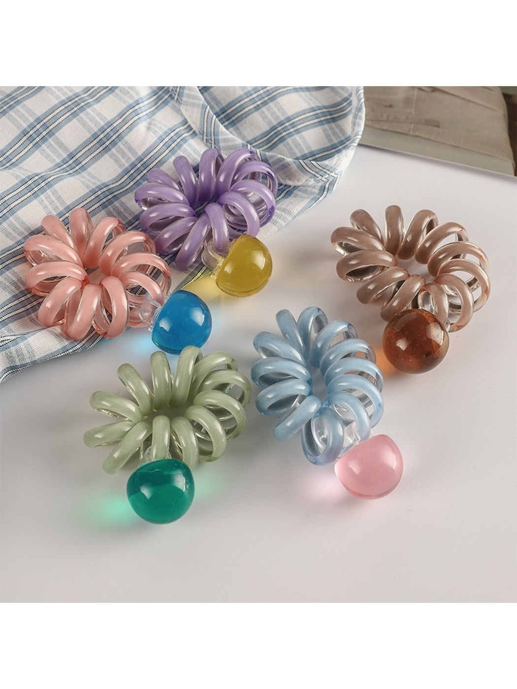 Gifty - Plastic High Elasticity Spiral Hair Tie