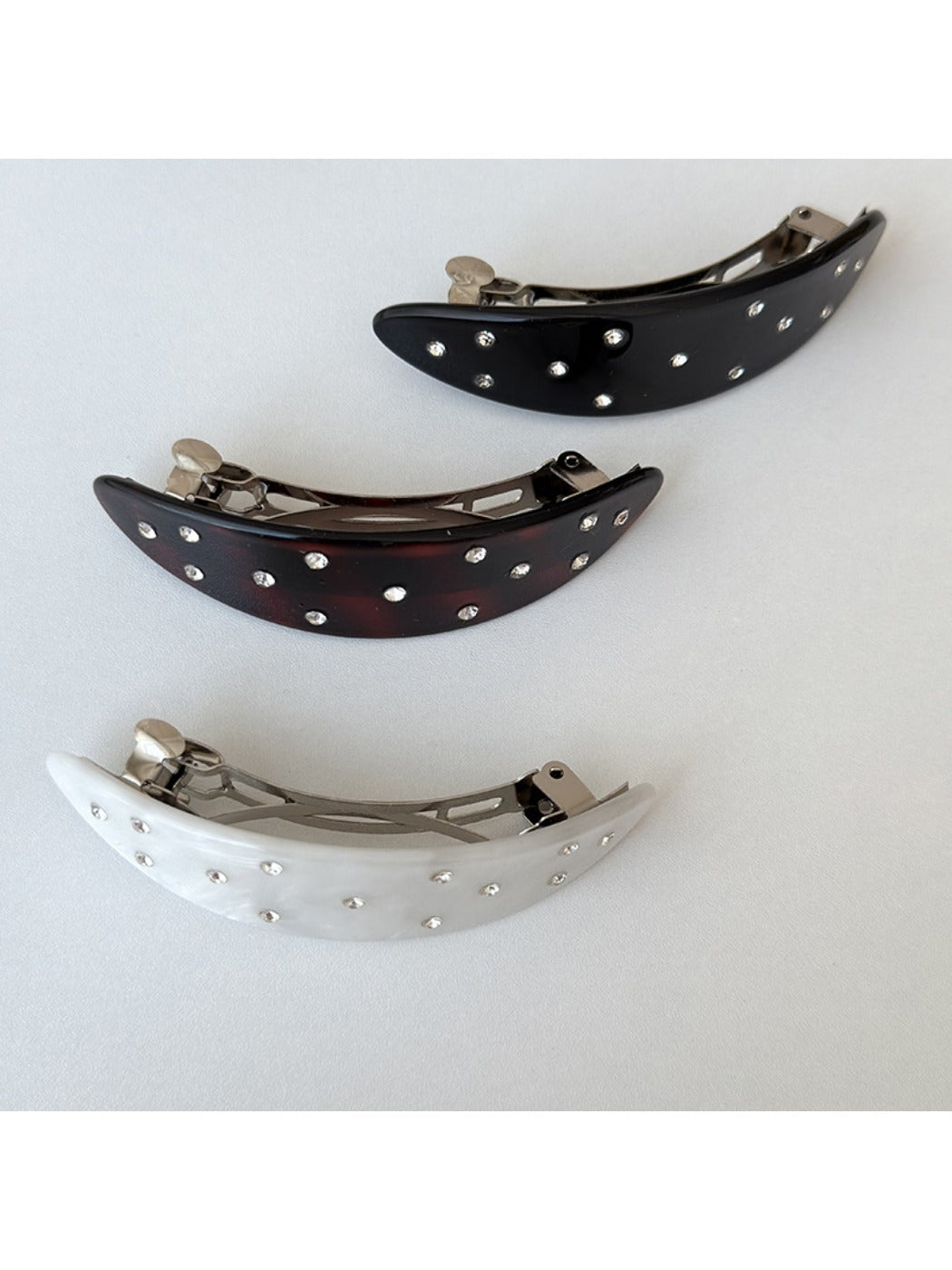 Beau - Chic Polka Dot Oval Hair Clip
