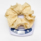 Gifty - Ruffled Polka Dot Polyester Scrunchie