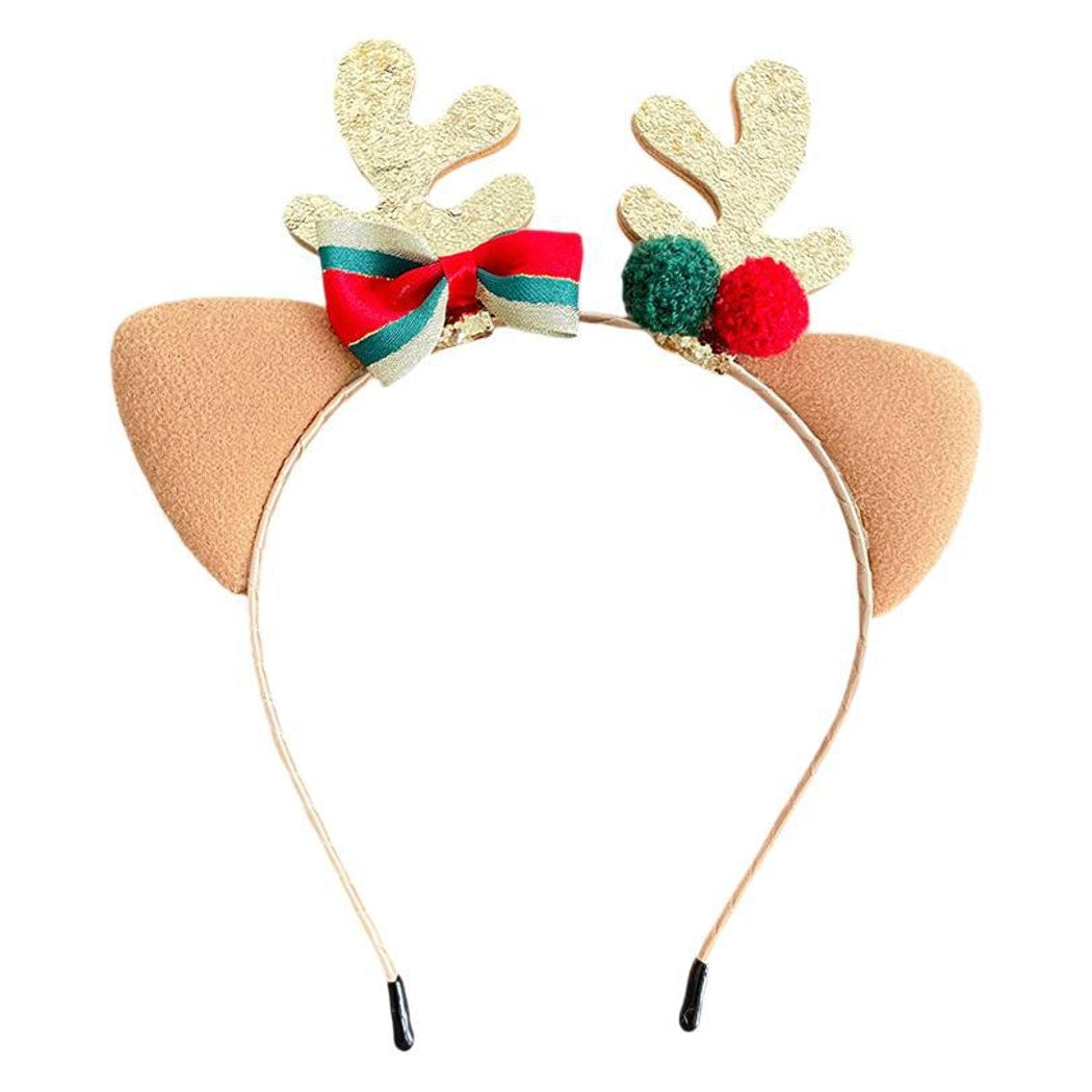 Gifty - Christmas Tree and Antler Holiday Headband