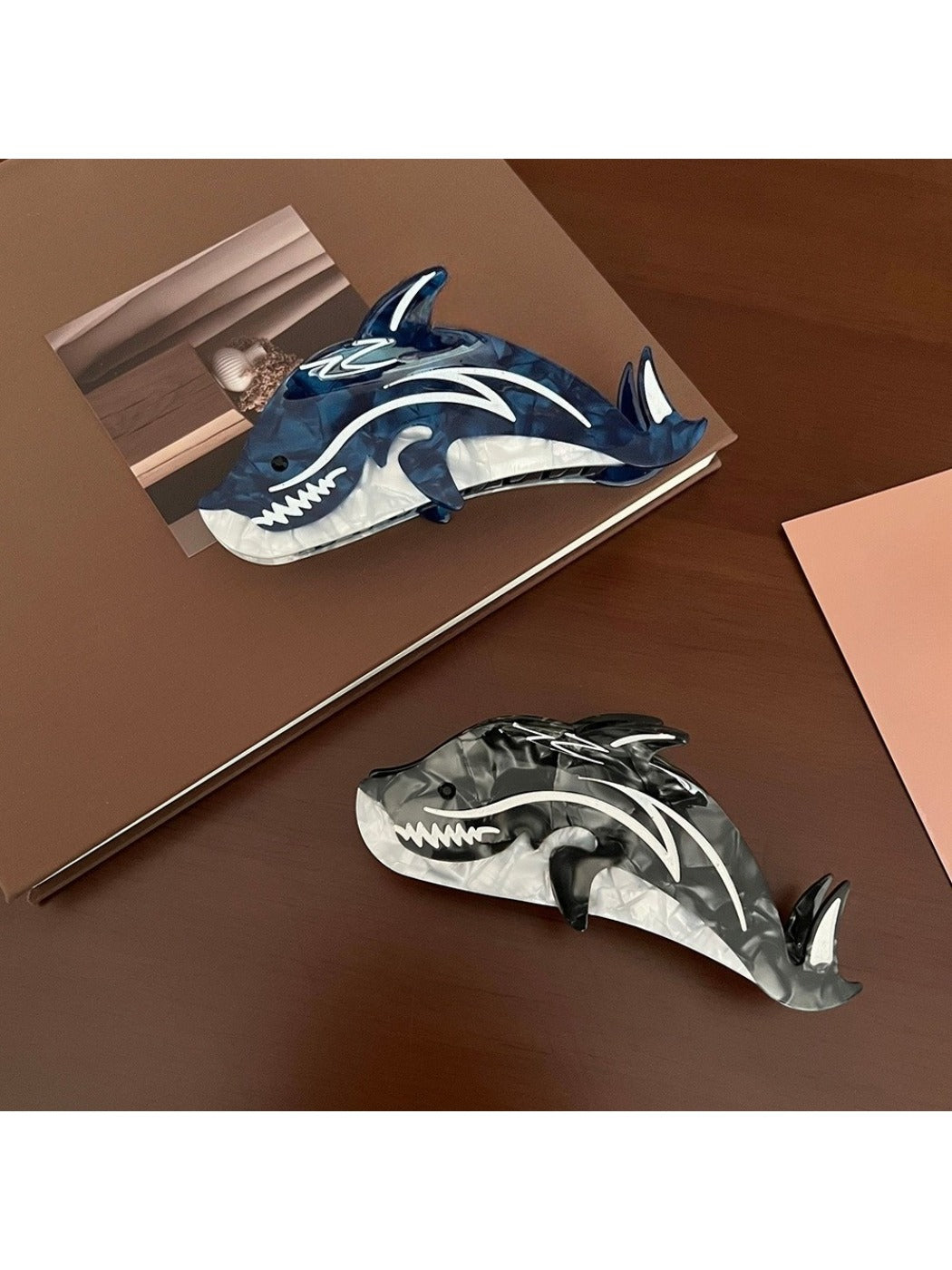Beau - Ocean Shark Collection Hair Clips