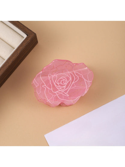 Beau - Elegant Rose Patterned Hair Claw Clip