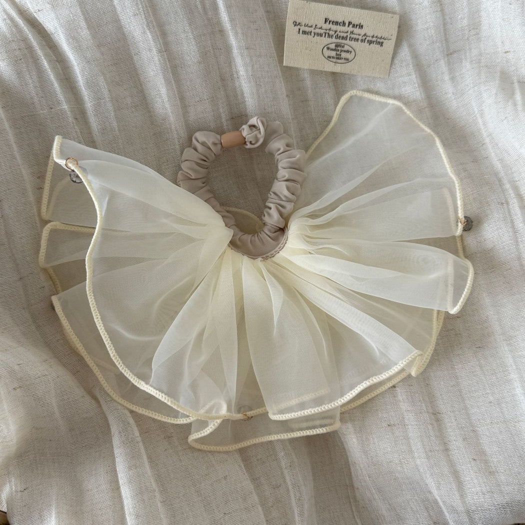 Gifty - Sheer Ruffle Organza Style Scrunchie