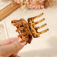 Beau - Vintage Leopard Print Butterfly Claw Clip