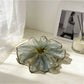Gifty - Ruffled Sheer Bead Detail Polyester Scrunchie