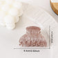 Beau - Muted Marble Textured Claw Clip