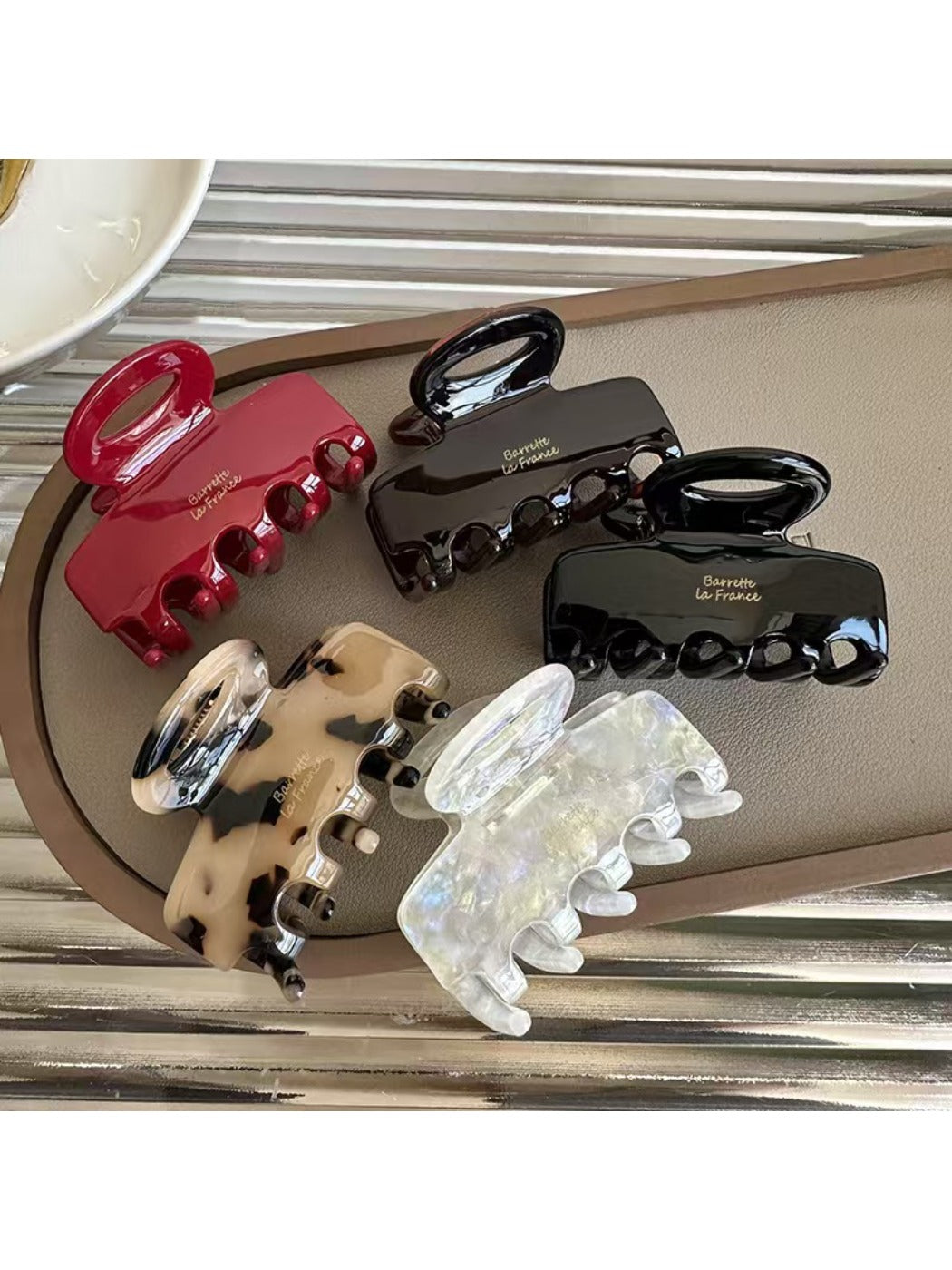 Beau - Fashion Acetate Rectangular Hair Clip