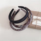 Gifty - Retro Elegant Plaid Hair Hoop