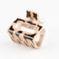 Beau - Leopard Print Openwork Square Claw Clip