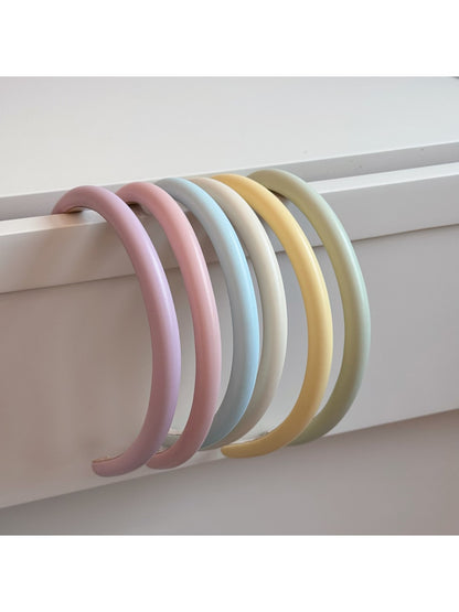 Gifty - Simple Irregular Edge PU Leather Headband