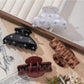 Beau - Rhinestone Hair Claw Clip for Half