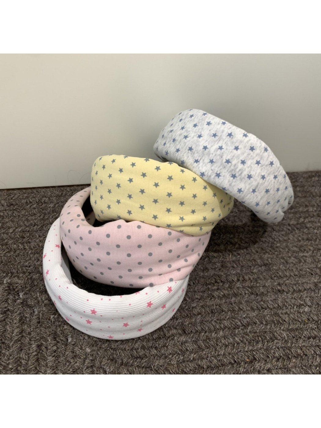 Gifty - Polka Dot Wide Fabric Hair Hoop Headband