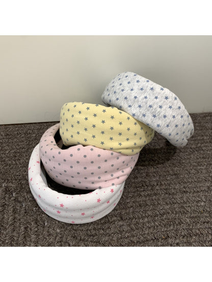 Gifty - Polka Dot Wide Fabric Hair Hoop Headband