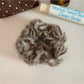 Gifty - Leopard Print Furry Scrunchies