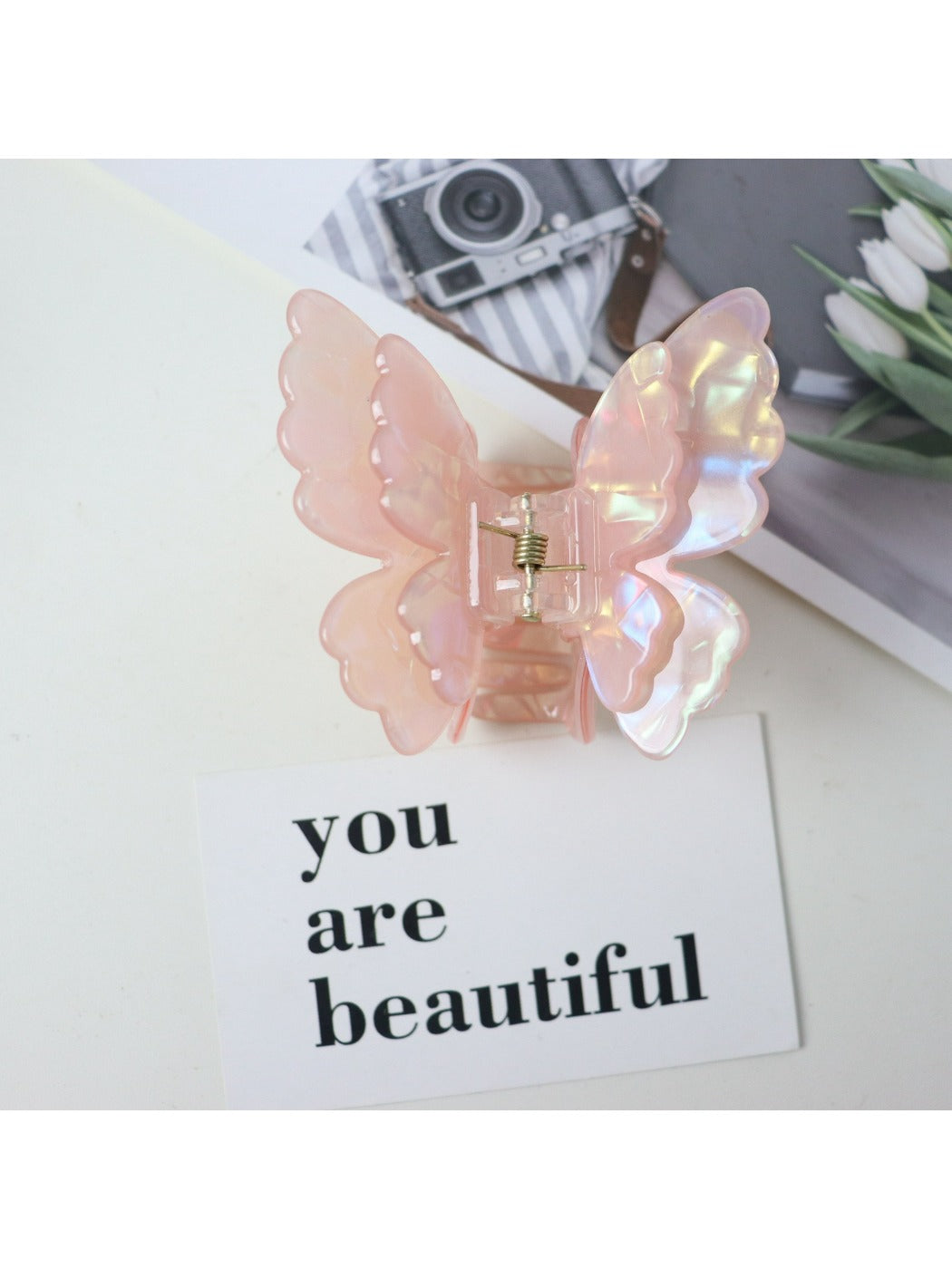 Beau - Double Layer Sweet Butterfly Clip