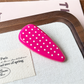 Beau - Polka Dot Candy Color Acetate Duckbill Hair Clip