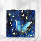 Mirroray - Retro Butterfly Print Folding Makeup Mirror