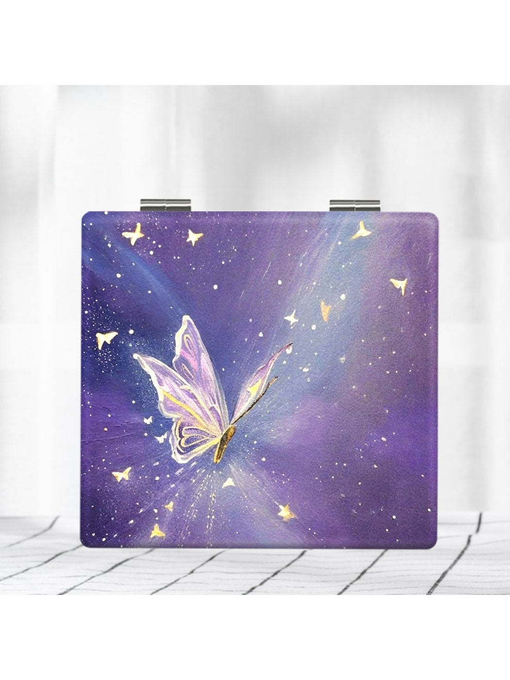 Mirroray - Dreamy Butterfly Pattern Compact Mirror