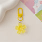Keypus - Cute Solid Color Cherry Blossom Keychain