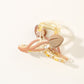 Beau - Crisscross Tulip Shaped Hair Claw Clip