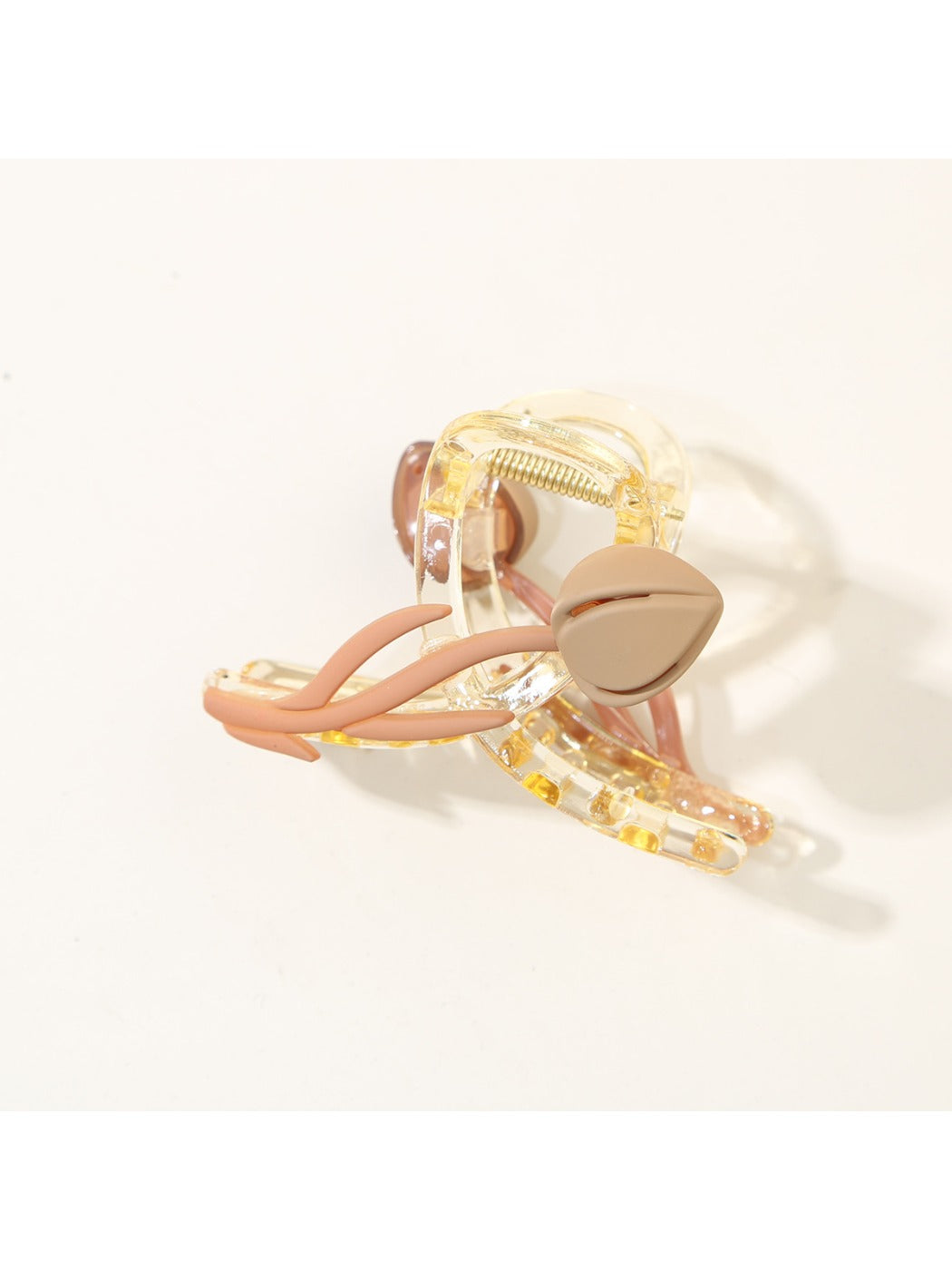 Beau - Crisscross Tulip Shaped Hair Claw Clip