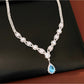 Nozari - Light Luxury Drop Necklace and Stud Earrings