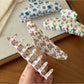 Beau - Printed Acrylic Floral Claw Clip