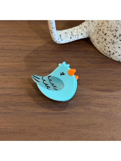 Beau - Cartoon Bird Acetate Claw Hair Clip