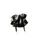 Beau - Decorative Floral Ribbon Bow Ponytail Hair Clip