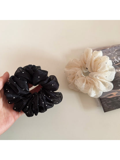 Gifty - Minimalist Solid Color Pleated Scrunchie