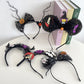 Gifty - Halloween Pumpkin Ghost Lace Dress-Up Headband