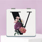 Mirroray - Floral Letter Design Folding Makeup Mirror