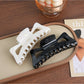 Beau Acetate Butterfly Hair Claw color options including Black, White, Leopard