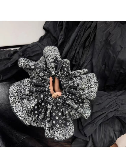 Gifty - Cashew Flower Scrunchie Extra Large