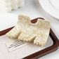 Beau - Glossy Marbled Acetate M Shape Claw Clip