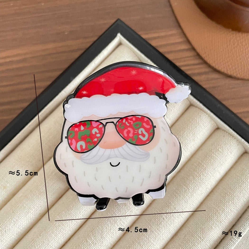 Beau - Playful Christmas Santa Design Claw Clip