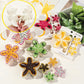 Beau - 3 Pack Plumeria Hair Clips Set