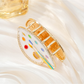 Beau - Alloy Paint Palette Shape Claw Clip