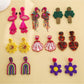 Earedge - Tropical Inspired Dangling Bead Earrings