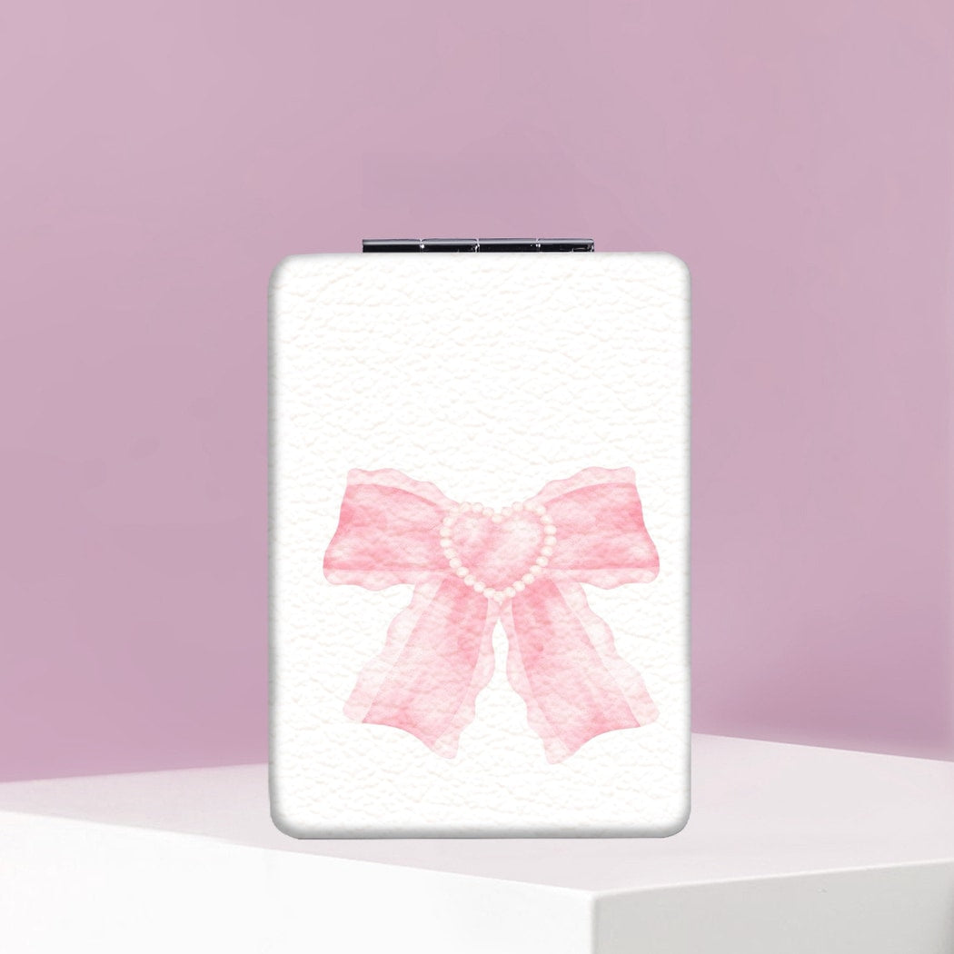 Mirroray - Compact Floral Pattern Travel Makeup Mirror