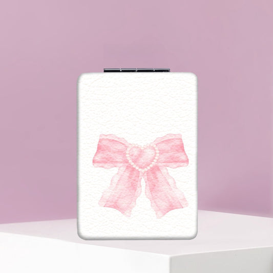 Mirroray - Compact Floral Pattern Travel Makeup Mirror