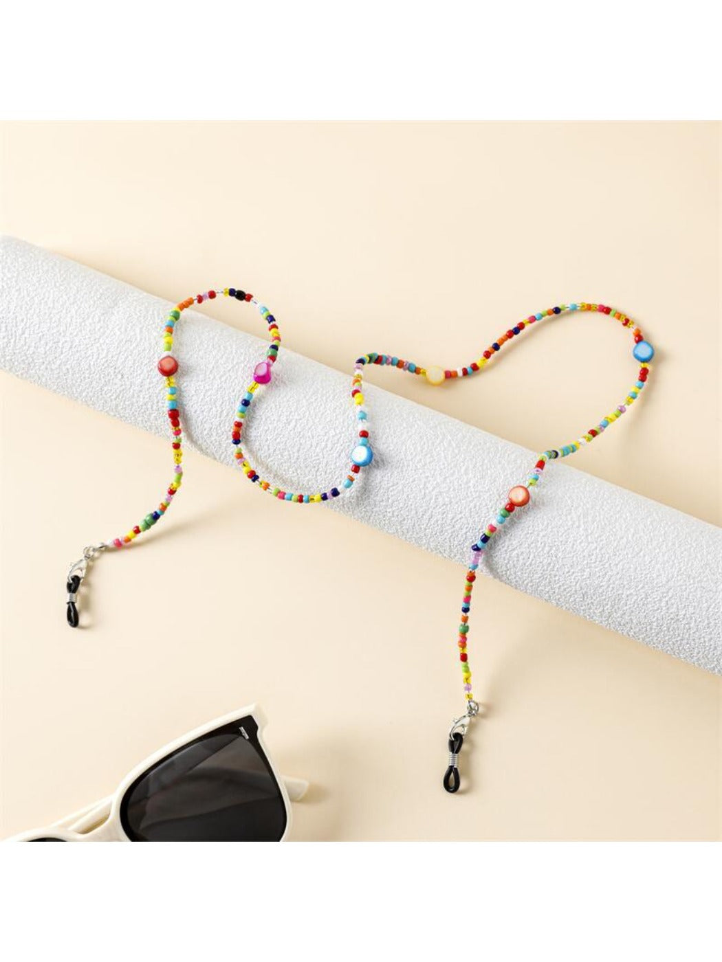 Velra - Colorful Beaded Round Eyeglass Strap