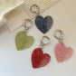 Keypus - Sparkling Heart Comb Keychain