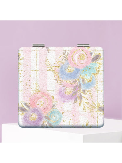 Mirroray - Y2K Floral Pattern Folding Makeup Mirror
