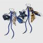 Keypus - Y2K Retro Heart or Star Woven Cord Keychain
